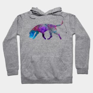 Artois Hound in watercolor Hoodie